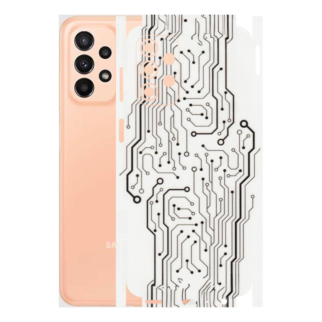 Samsung A/S Series Phone Skins (All Models) - Tech Circuits - Transparent Finish (T-03) Samsung Galaxy A23 (5G)
