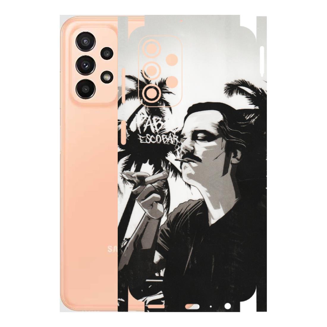 Samsung A/S Series Phone Skins (All Models) - Pab Escobar - Transparent Finish (T-05) Samsung Galaxy A23 (5G)