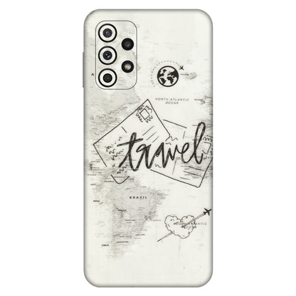 Samsung A/S Series Phone Skins (All Models) - Travel Ticket - Transparent Finish (T-06) Samsung Galaxy A23 (5G)
