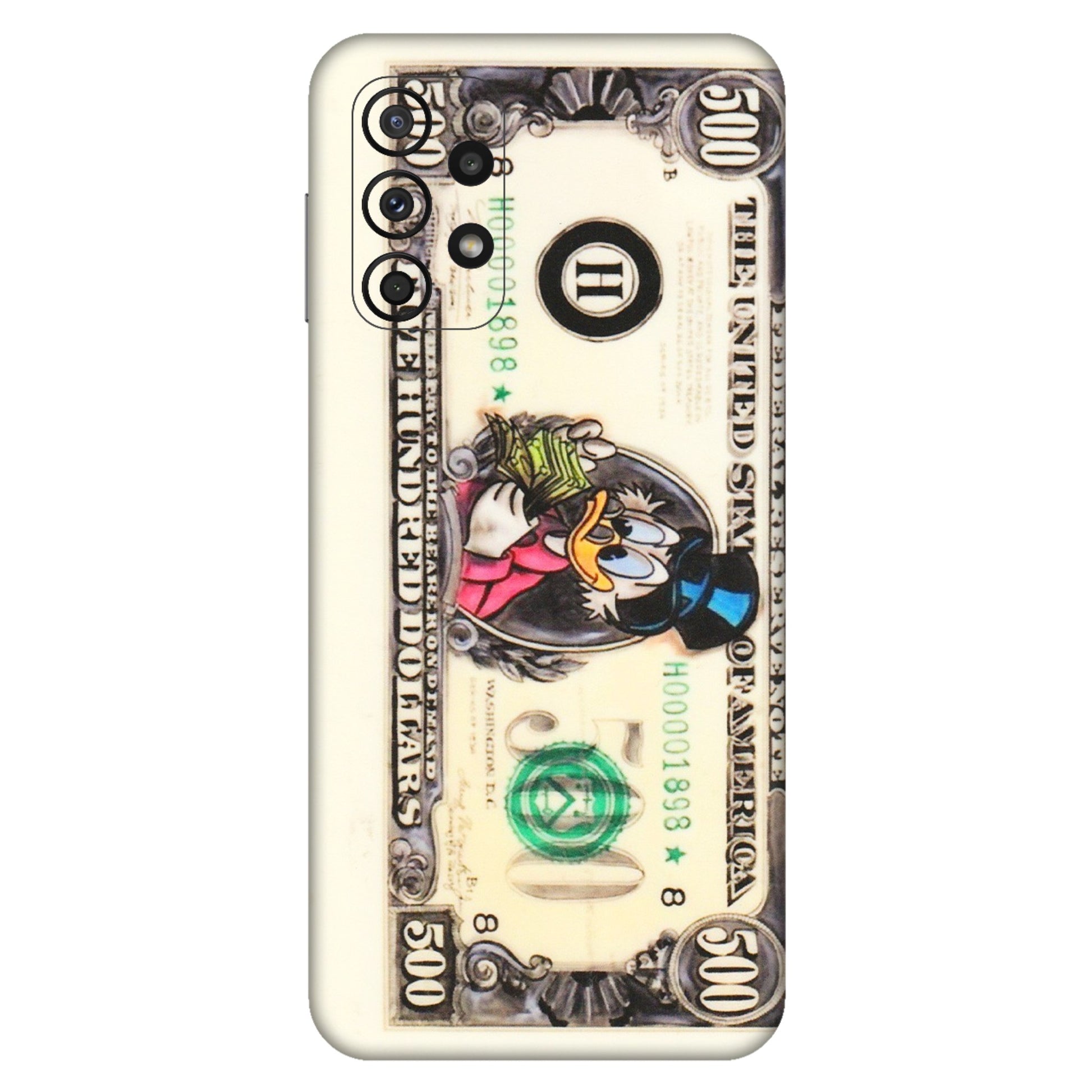 Samsung A/S Series Phone Skins (All Models) - Five Hundred Dollar Duck - Transparent Finish (T-15) Samsung Galaxy A23 (5G)