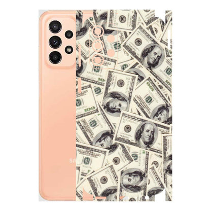 Samsung A/S Series Phone Skins (All Models) - Dollar Lover - Transparent Finish (T-17) Samsung Galaxy A23 (5G)
