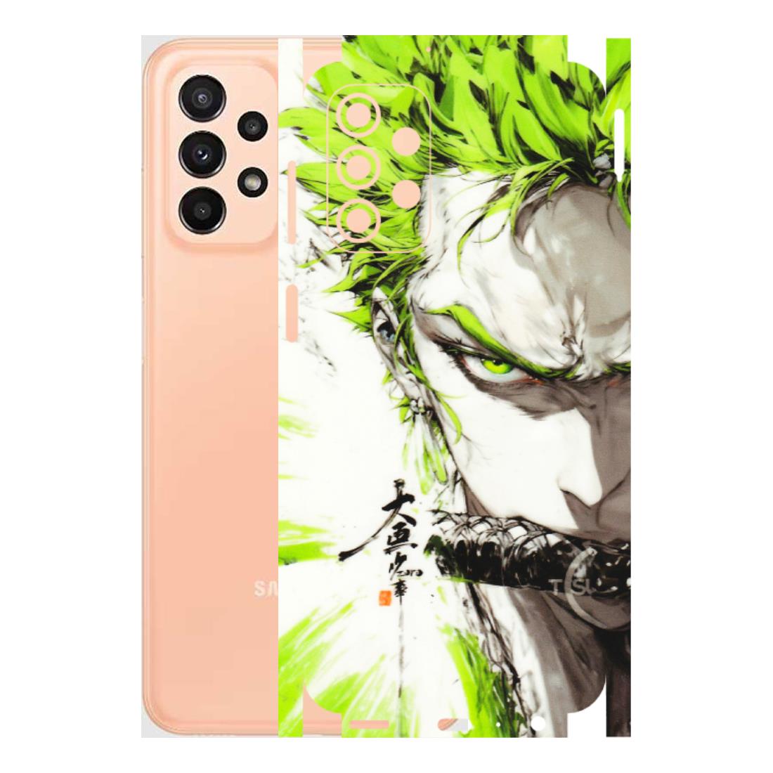 Samsung A/S Series Phone Skins (All Models) - Roro Taku Anime - Transparent Finish (T-18) Samsung Galaxy A23 (5G)