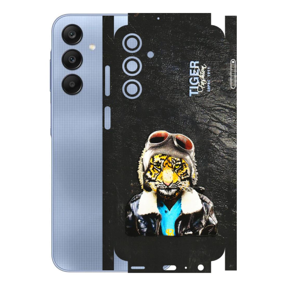 Samsung A/S Series Phone Skins (All Models) - Rider Tiger - 3D Embossed Finish (L-113) Samsung Galaxy A25 (5G)