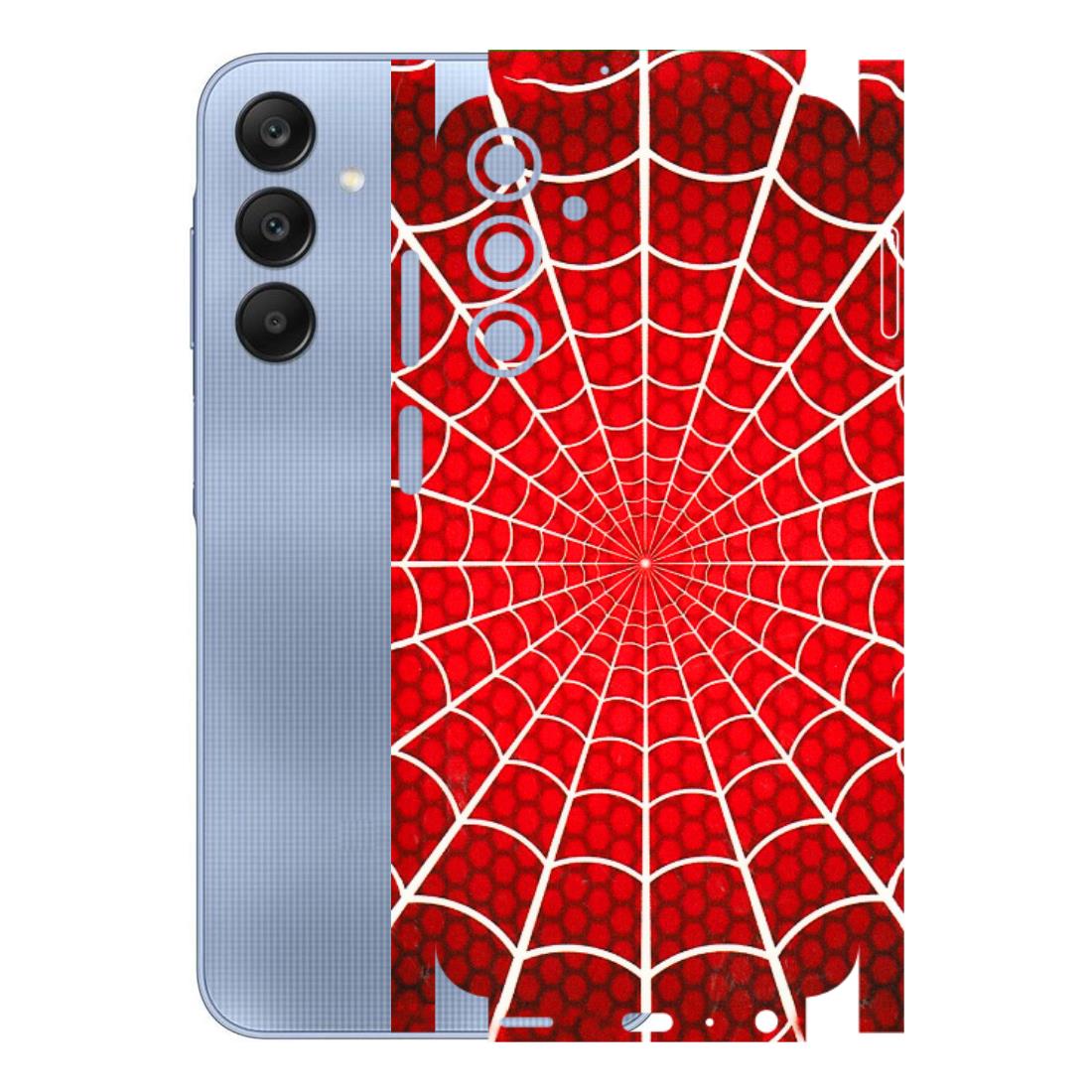 Samsung A/S Series Phone Skins (All Models) - Classic Spidey Web - 3D Embossed Finish (L-115) Samsung Galaxy A25 (5G)