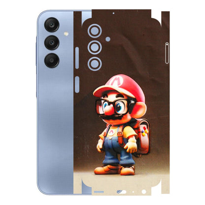Samsung A/S Series Phone Skins (All Models) - Little Mario - 3D Embossed Finish (L-119) Samsung Galaxy A25 (5G)
