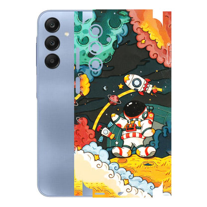 Samsung A/S Series Phone Skins (All Models) - Astronauts & Spaceship - 3D Embossed Finish (L-145) Samsung Galaxy A25 (5G)
