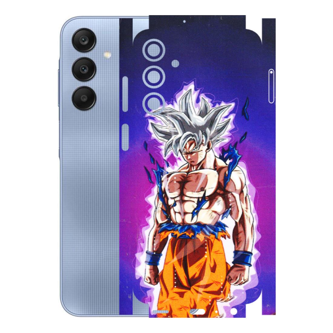 Samsung A/S Series Phone Skins (All Models) - Goku Purple Anime - 3D Embossed Finish (L-147) Samsung Galaxy A25 (5G)