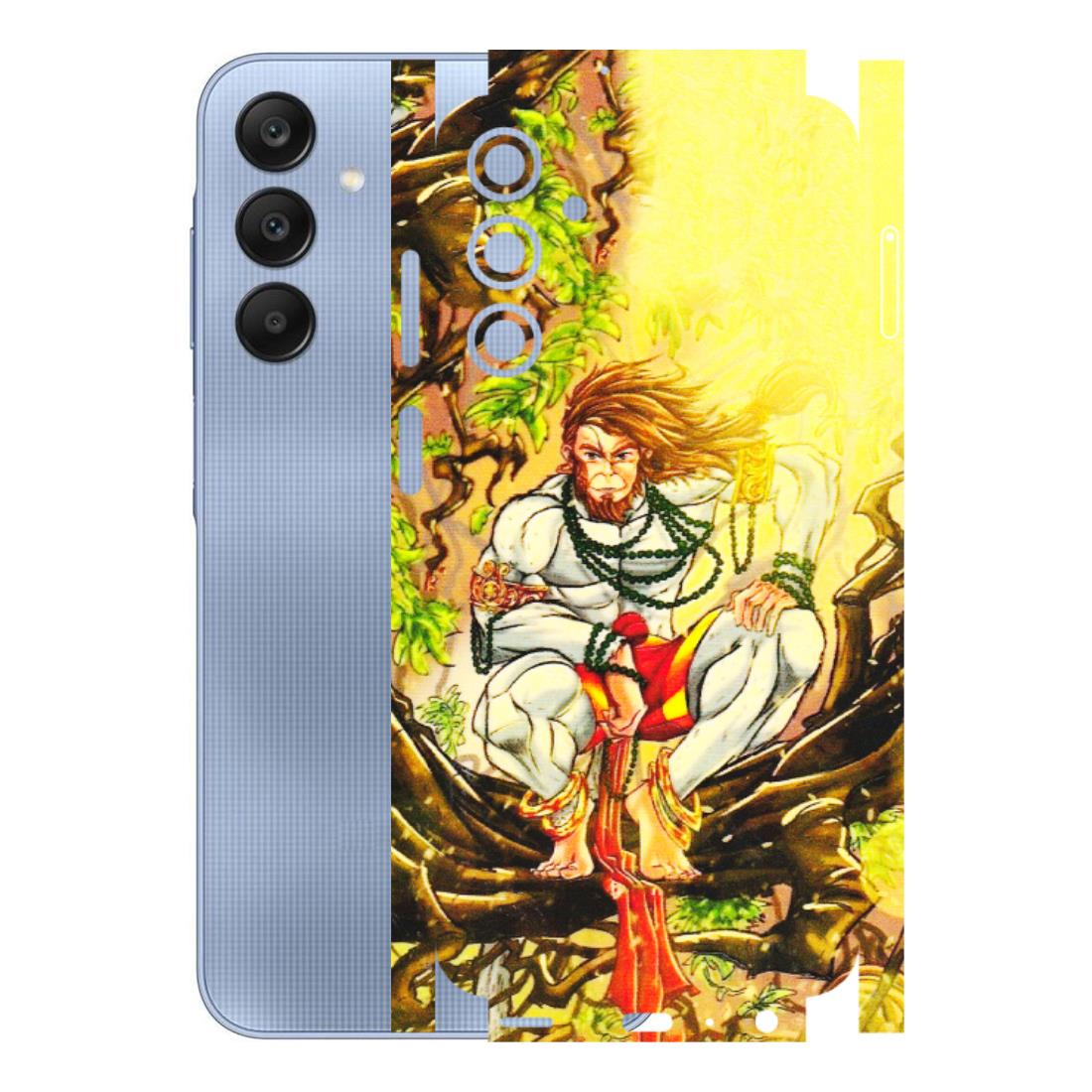 Samsung A/S Series Phone Skins (All Models) - Lord Hanuman - 3D Embossed Finish (L-152) Samsung Galaxy A25 (5G)