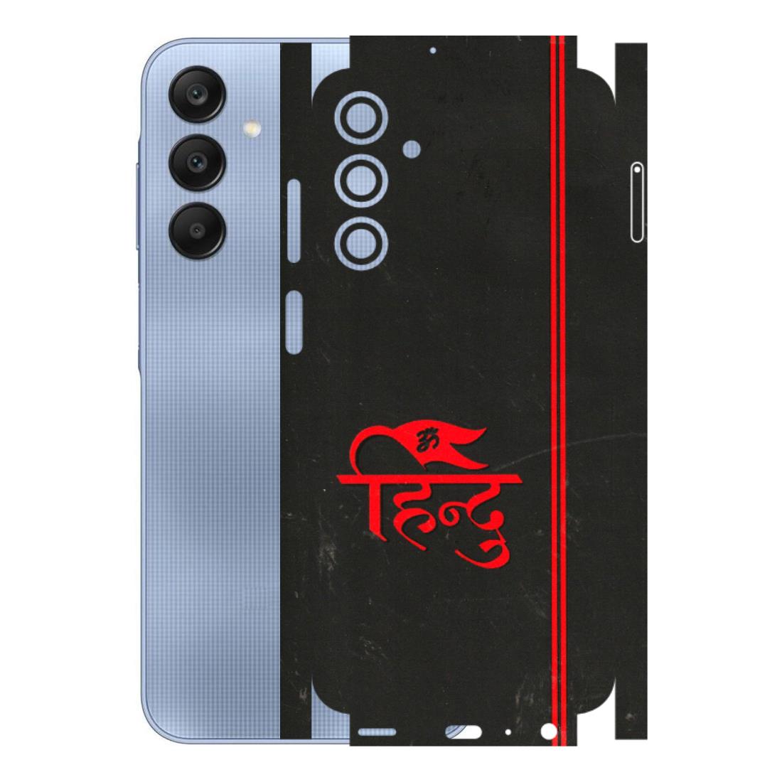 Samsung A/S Series Phone Skins (All Models) - Hindu Black - 3D Embossed Finish (L-153) Samsung Galaxy A25 (5G)