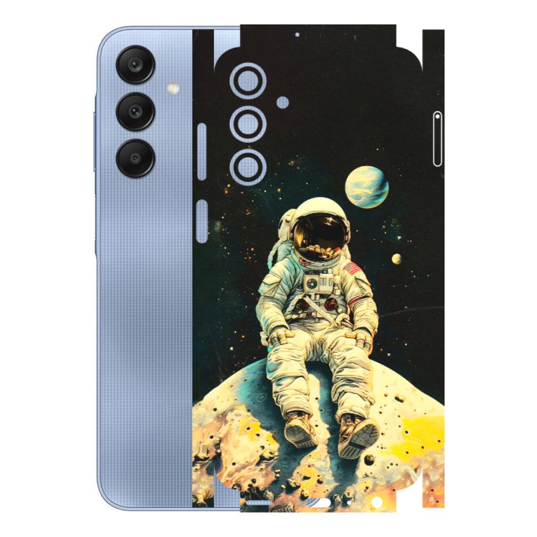 Samsung A/S Series Phone Skins (All Models) - Astronaut in Space - 3D Embossed Finish (L-16) Samsung Galaxy A25 (5G)