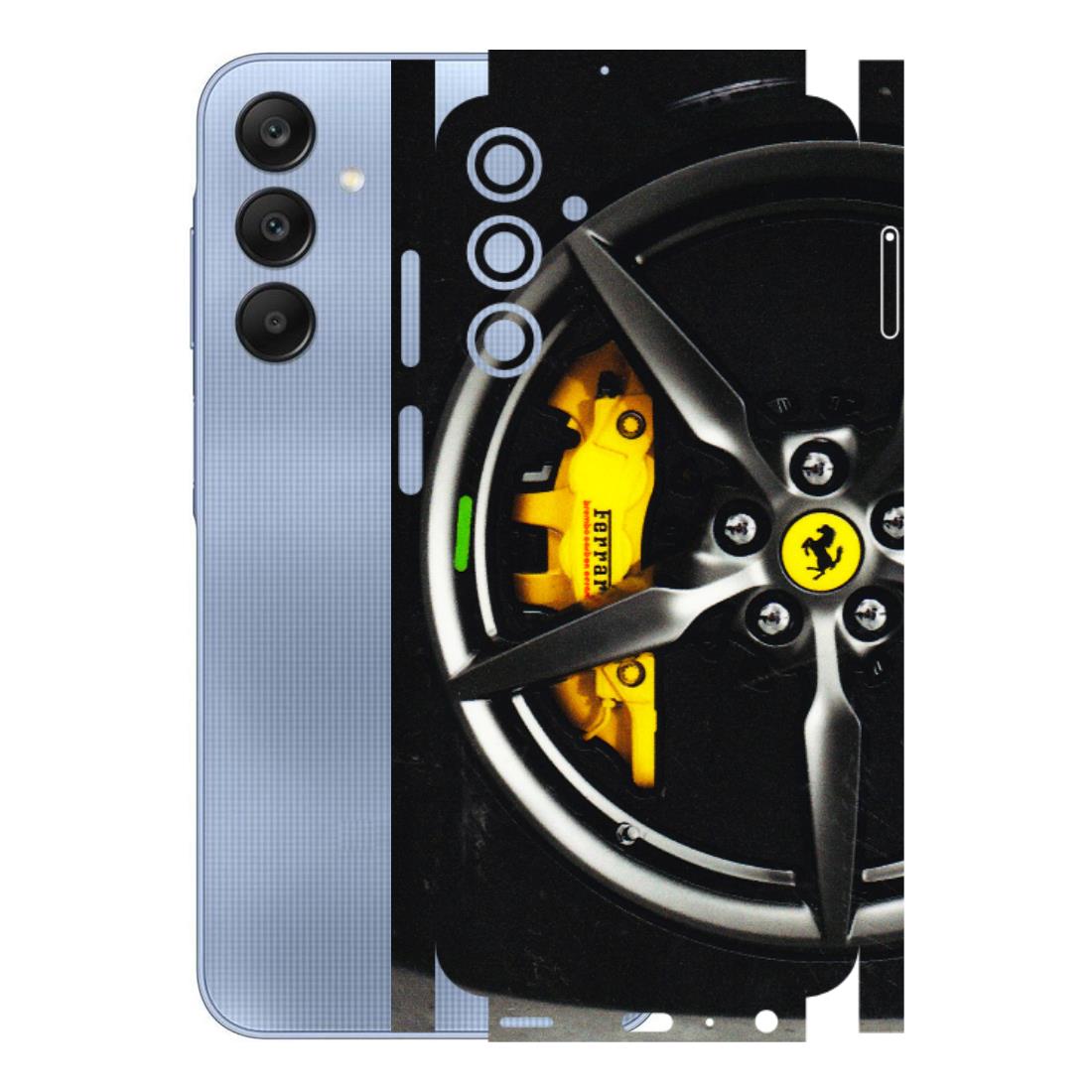Samsung A/S Series Phone Skins (All Models) - Ferrari Wheel Alloy - 3D Embossed Finish (L-173) Samsung Galaxy A25 (5G)