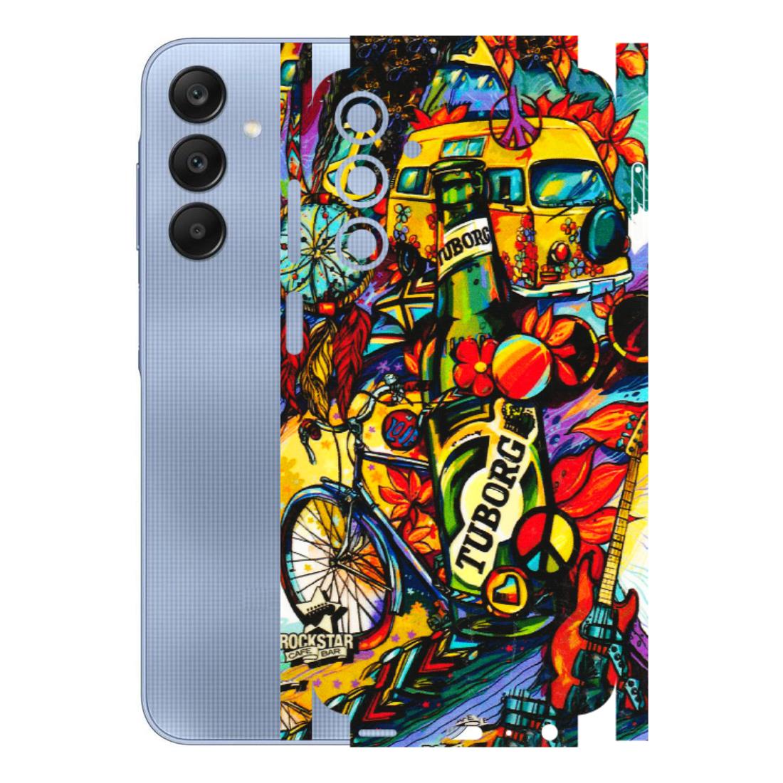 Samsung A/S Series Phone Skins (All Models) - Cool Beer Bottle - 3D Embossed Finish (L-193) Samsung Galaxy A25 (5G)
