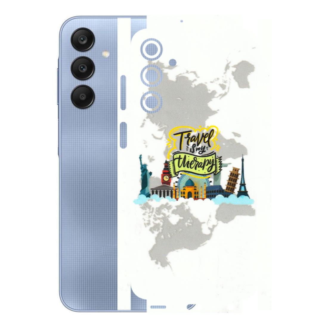 Samsung A/S Series Phone Skins (All Models) - Travel Therapy - 3D Embossed Finish (L-199) Samsung Galaxy A25 (5G)