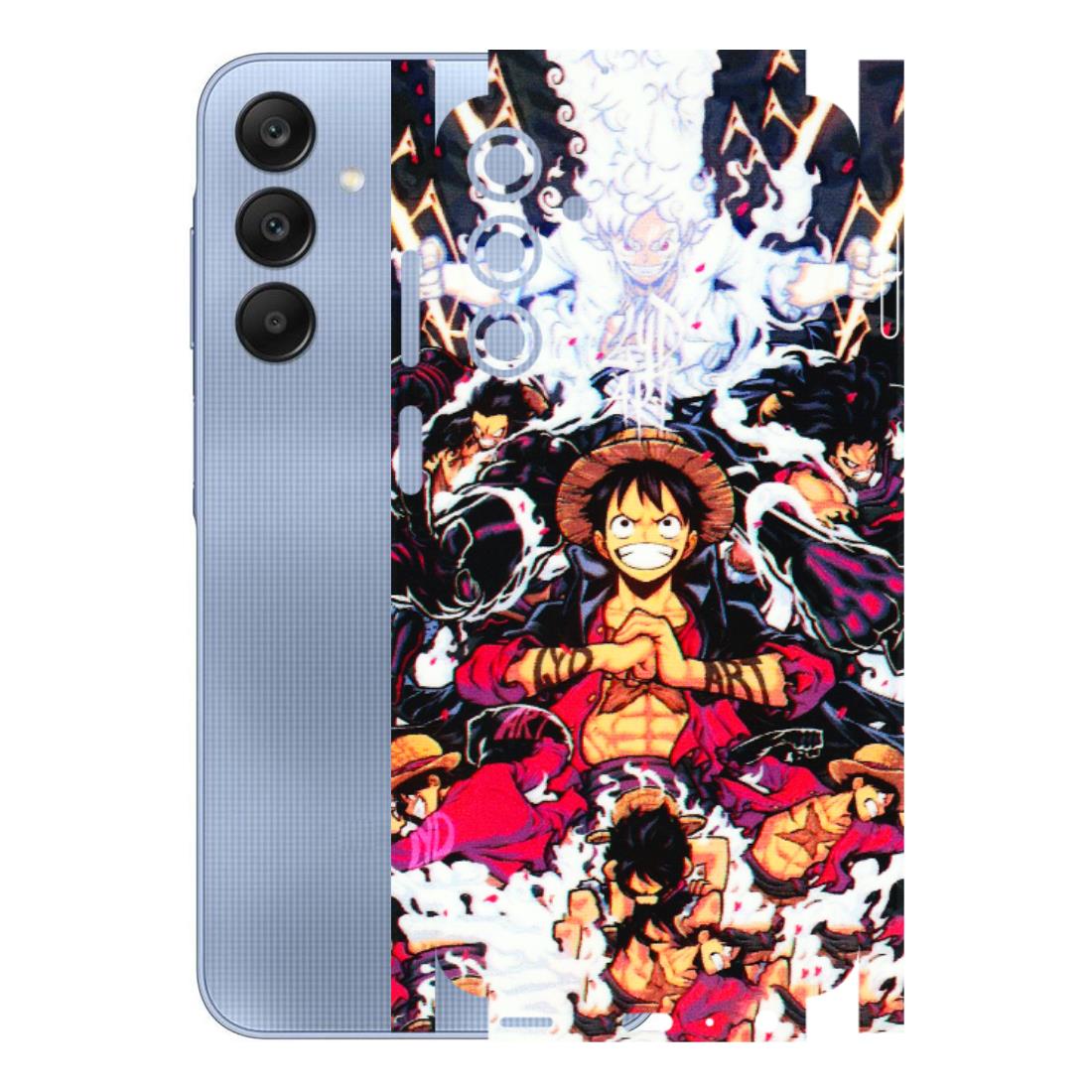 Samsung A/S Series Phone Skins (All Models) - Luffy Anime Character - 3D Embossed Finish (L-203) Samsung Galaxy A25 (5G)