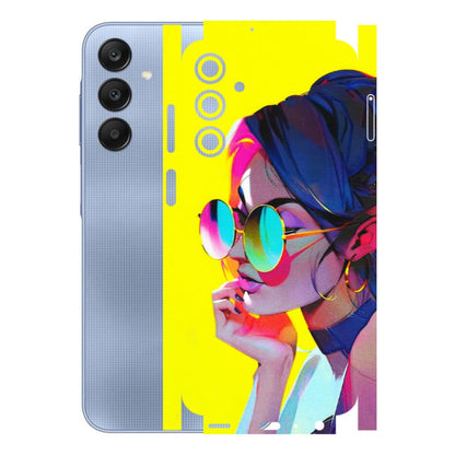 Samsung A/S Series Phone Skins (All Models) - Bold Stylish Girl - 3D Embossed Finish (L-222) Samsung Galaxy A25 (5G)