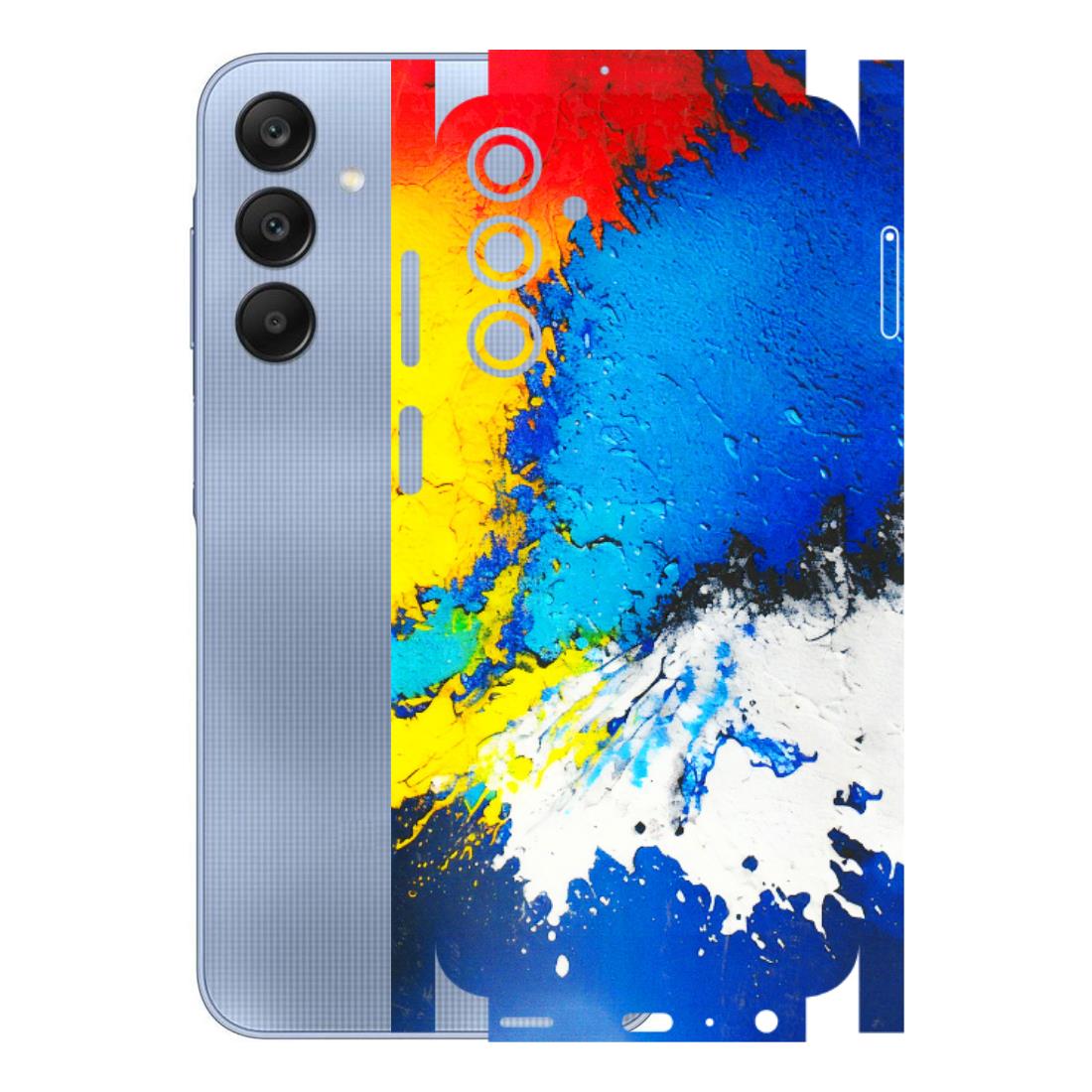 Samsung A/S Series Phone Skins (All Models) - Acrylic Paint Spill - 3D Embossed Finish (L-229) Samsung Galaxy A25 (5G)