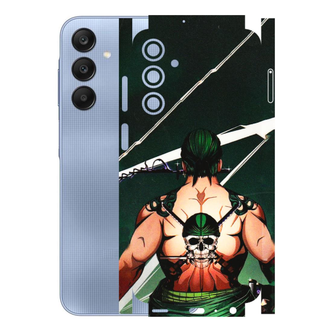 Samsung A/S Series Phone Skins (All Models) - Zoro Anime - 3D Embossed Finish (L-23) Samsung Galaxy A25 (5G)