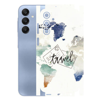 Samsung A/S Series Phone Skins (All Models) - Travel The World - 3D Embossed Finish (L-232) Samsung Galaxy A25 (5G)