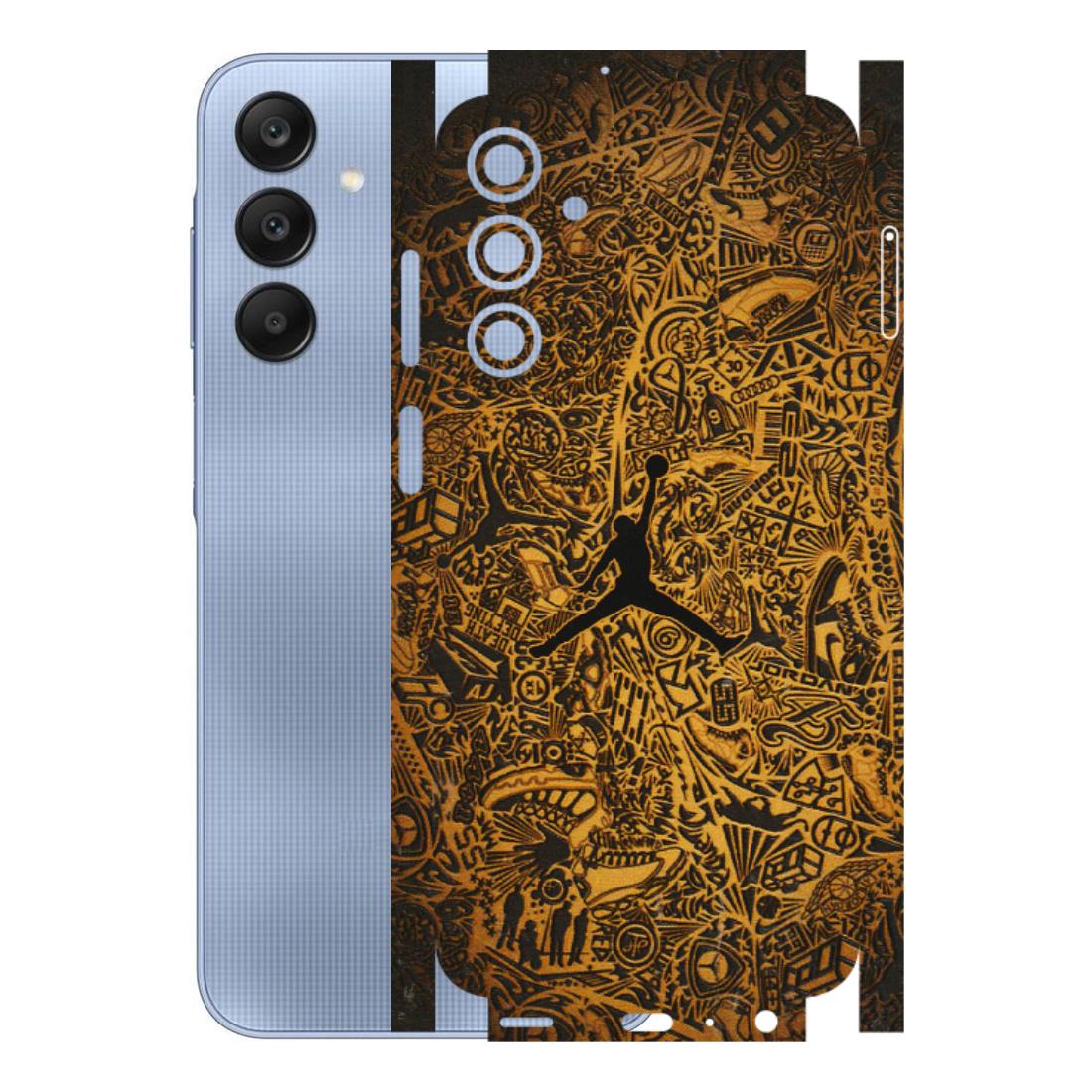 Samsung A/S Series Phone Skins (All Models) - Premium Gold Basketball Player - 3D Embossed Finish (L-236) Samsung Galaxy A25 (5G)