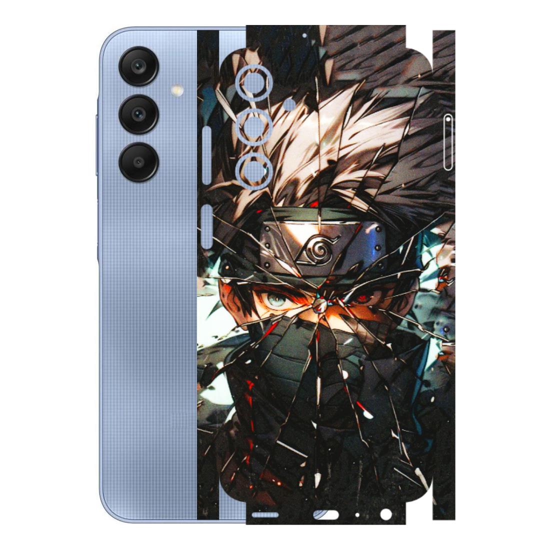 Samsung A/S Series Phone Skins (All Models) - Kakashi Shattered Glass Effect - 3D Embossed Finish (L-237) Samsung Galaxy A25 (5G)