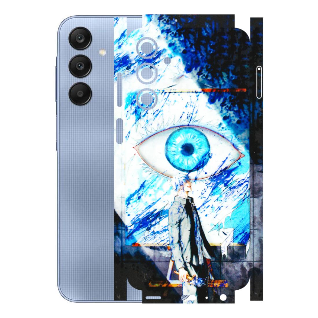 Samsung A/S Series Phone Skins (All Models) - Gojo Satoru evil eye - 3D Embossed Finish (L-239) Samsung Galaxy A25 (5G)