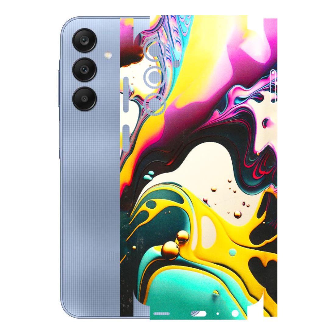 Samsung A/S Series Phone Skins (All Models) - Multicolor Abstract pattern - 3D Embossed Finish (L-254) Samsung Galaxy A25 (5G)