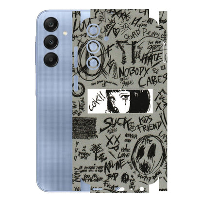 Samsung A/S Series Phone Skins (All Models) - Never Have Love Anime - 3D Embossed Finish (L-260) Samsung Galaxy A25 (5G)