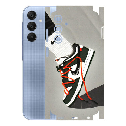 Samsung A/S Series Phone Skins (All Models) - New Grey Sneaker - 3D Embossed Finish (L-261) Samsung Galaxy A25 (5G)