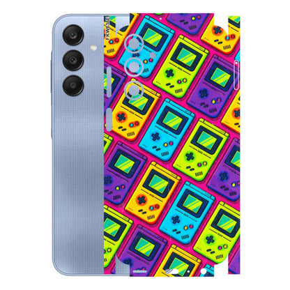 Samsung A/S Series Phone Skins (All Models) - Gameboy Colourful - 3D Embossed Finish (L-266) Samsung Galaxy A25 (5G)