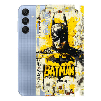 Samsung A/S Series Phone Skins (All Models) - Batman Yellow BT - 3D Embossed Finish (L-304) Samsung Galaxy A25 (5G)