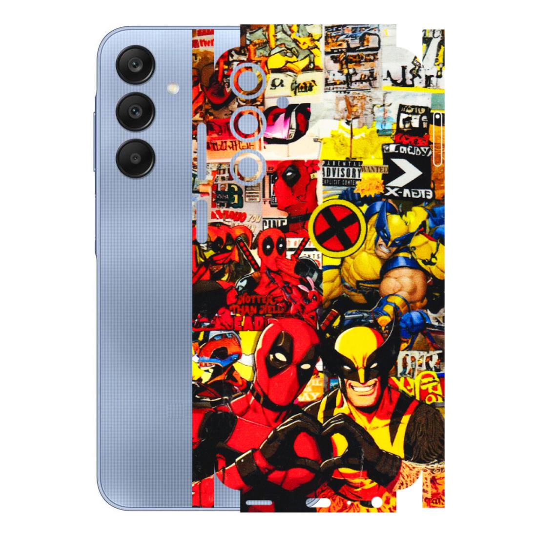 Samsung A/S Series Phone Skins (All Models) - Spidy Wolverine - 3D Embossed Finish (L-310) Samsung Galaxy A25 (5G)