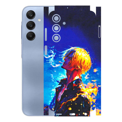 Samsung A/S Series Phone Skins (All Models) - Sanji Vinsmoke One Piece - 3D Embossed Finish (L-319) Samsung Galaxy A25 (5G)