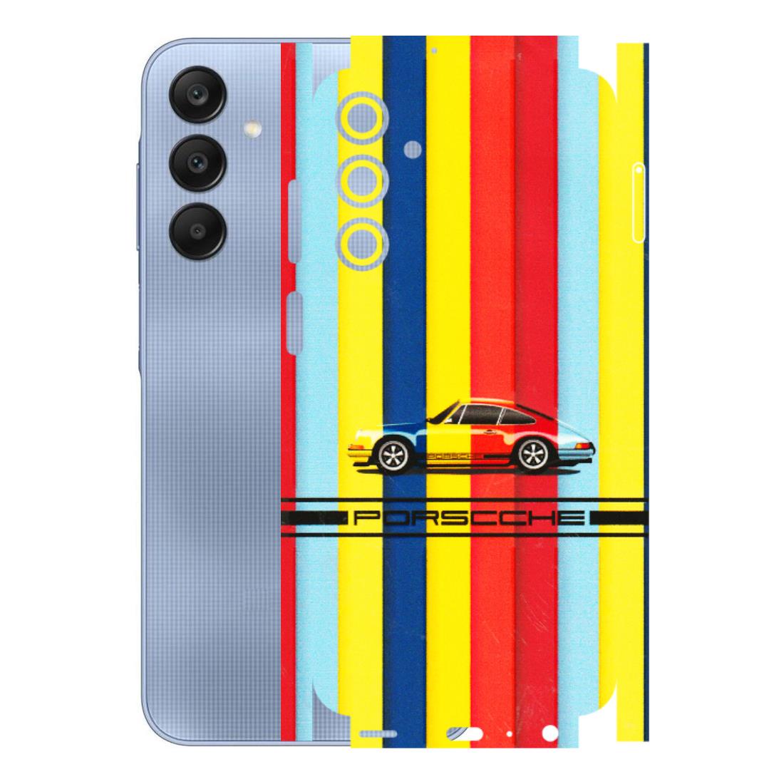 Samsung A/S Series Phone Skins (All Models) - Multicolour Porche - 3D Embossed Finish (L-39) Samsung Galaxy A25 (5G)