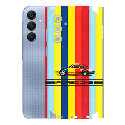 Samsung A/S Series Phone Skins (All Models) - Multicolour Porche - 3D Embossed Finish (L-39) Samsung Galaxy A25 (5G)