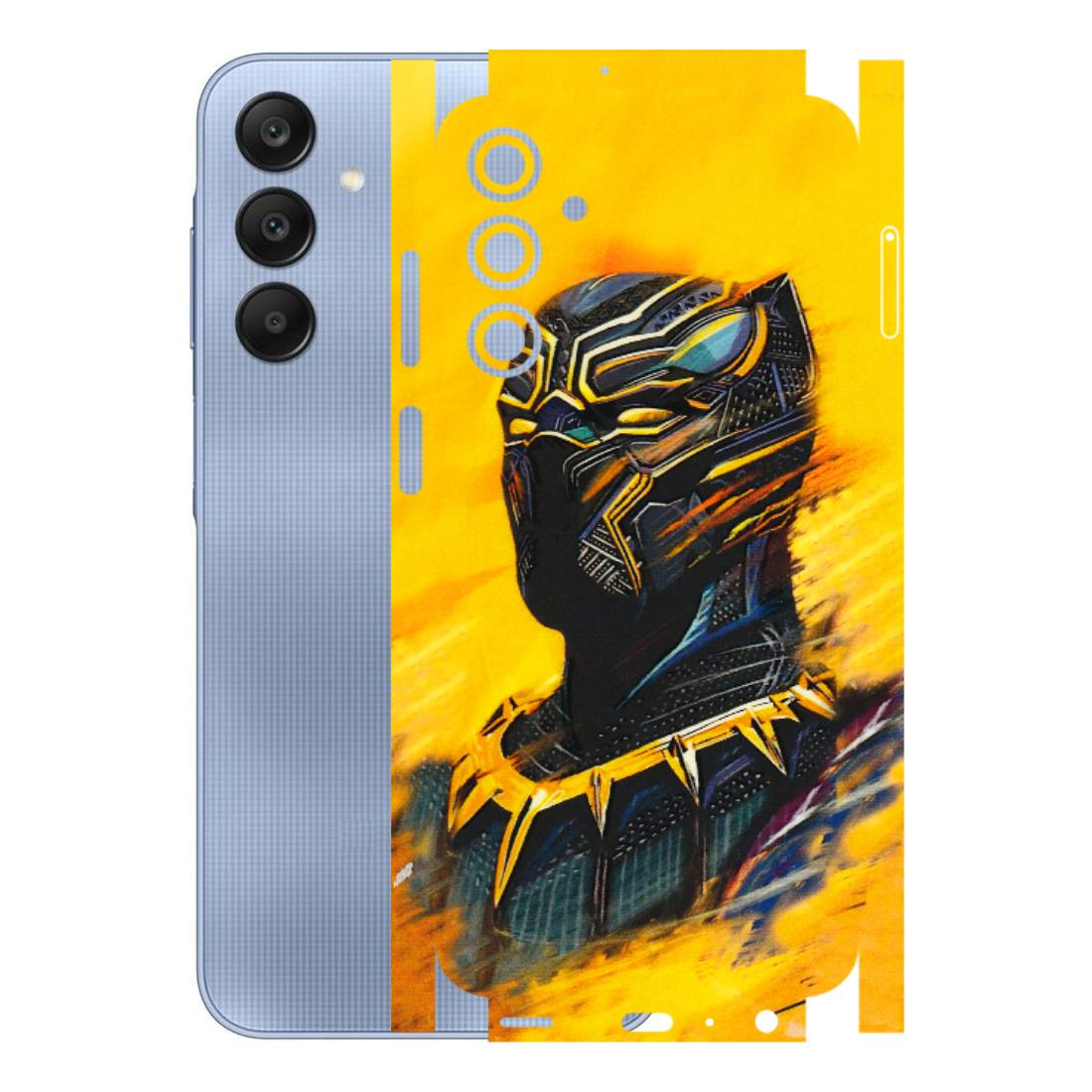 Samsung A/S Series Phone Skins (All Models) - Yellow Panther - 3D Embossed Finish (L-54) Samsung Galaxy A25 (5G)