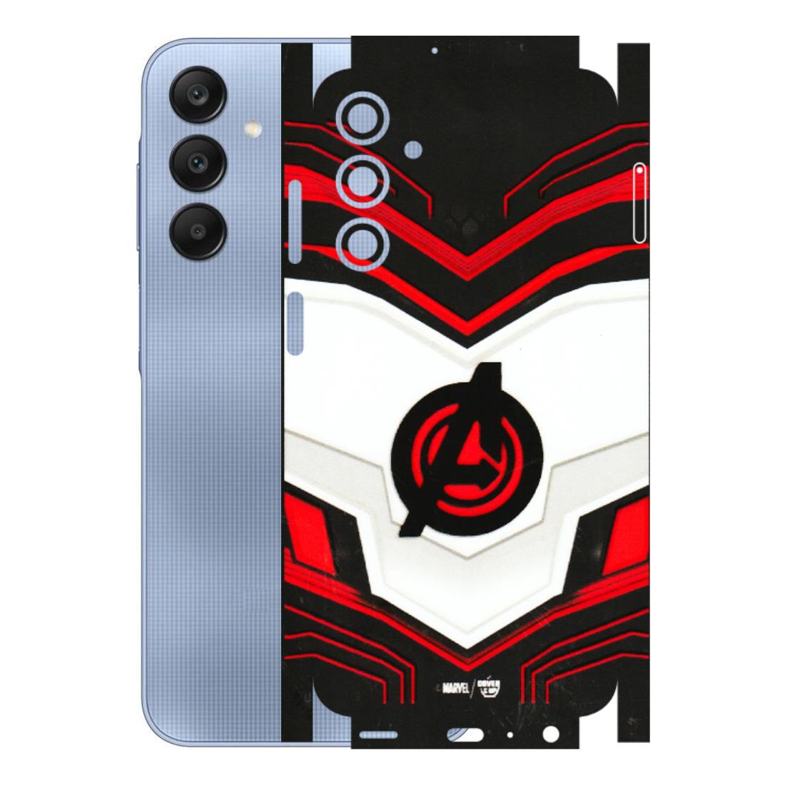 Samsung A/S Series Phone Skins (All Models) - Avengers Logo - 3D Embossed Finish (L-55) Samsung Galaxy A25 (5G)