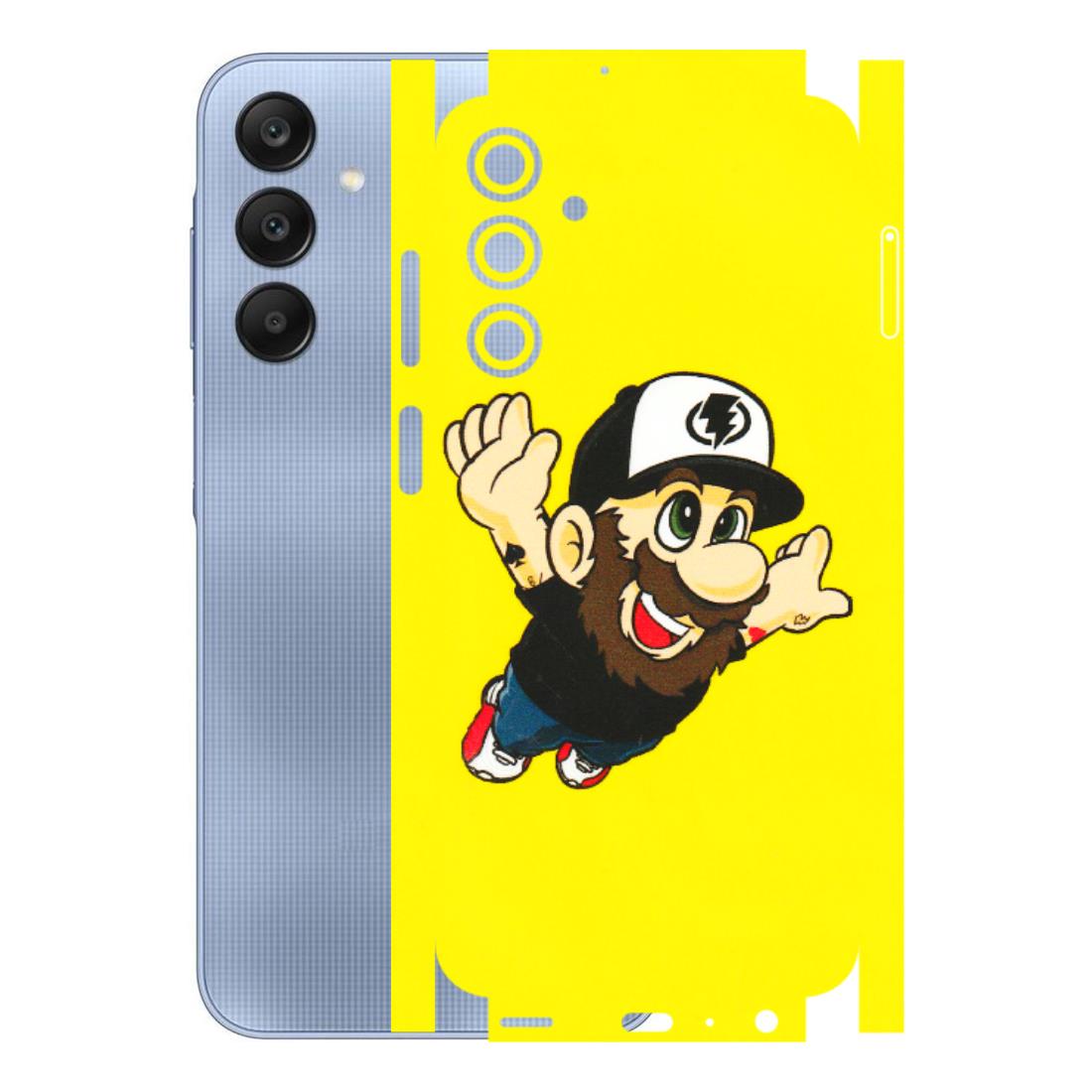 Samsung A/S Series Phone Skins (All Models) - Flying Beardo - 3D Embossed Finish (L-60) Samsung Galaxy A25 (5G)