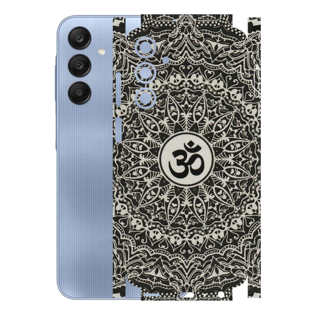 Samsung A/S Series Phone Skins (All Models) - Aum Elegant Mandala - 3D Embossed Finish (L-62) Samsung Galaxy A25 (5G)