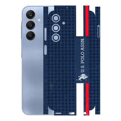 Samsung A/S Series Phone Skins (All Models) - US POLO Designer Brand - 3D Embossed Finish (L-65) Samsung Galaxy A25 (5G)