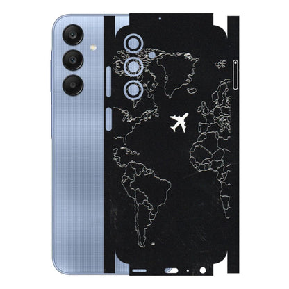 Samsung A/S Series Phone Skins (All Models) - Never Ending Travel - 3D Embossed Finish (L-79) Samsung Galaxy A25 (5G)