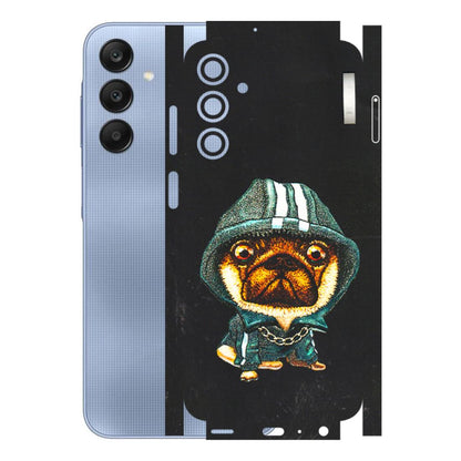 Samsung A/S Series Phone Skins (All Models) - Puppy N Hoodie - 3D Embossed Finish (L-90) Samsung Galaxy A25 (5G)