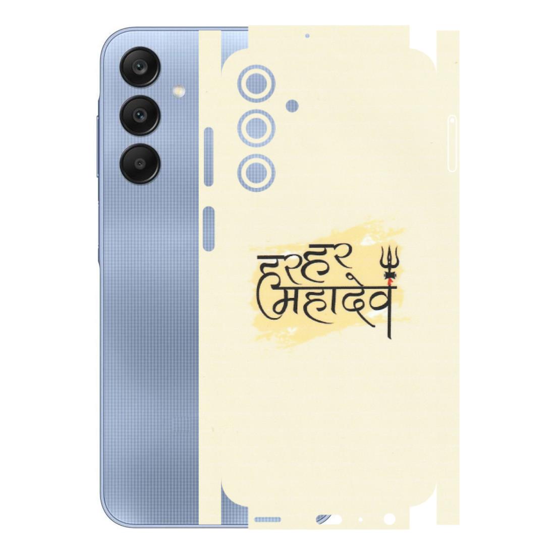 Samsung A/S Series Phone Skins (All Models) - Har Har Mahadev - Matte Finish (M-10) Samsung Galaxy A25 (5G)