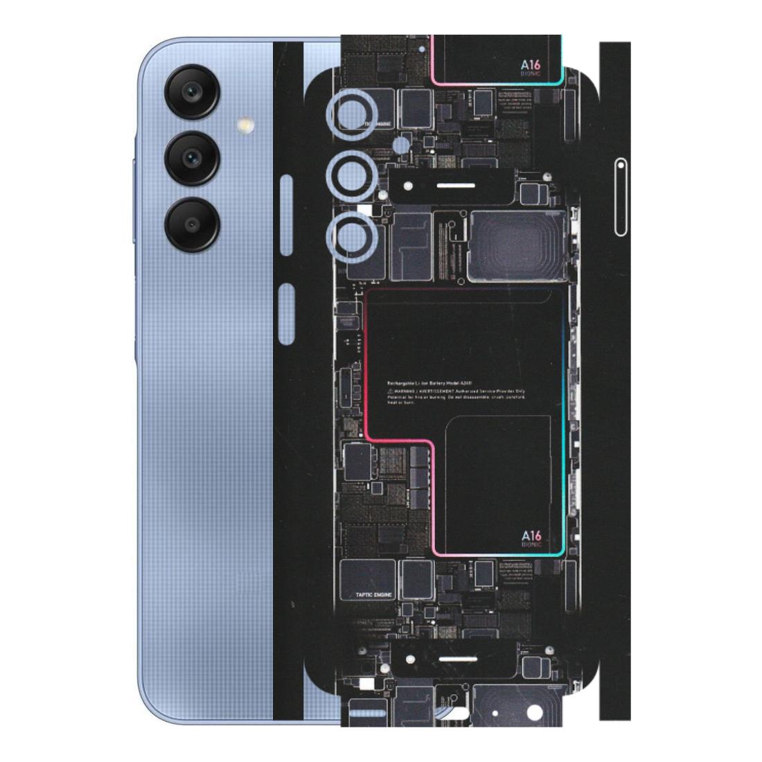 Samsung A/S Series Phone Skins (All Models) - Motherboard Circuit Layout - Matte Finish (M-117) Samsung Galaxy A25 (5G)