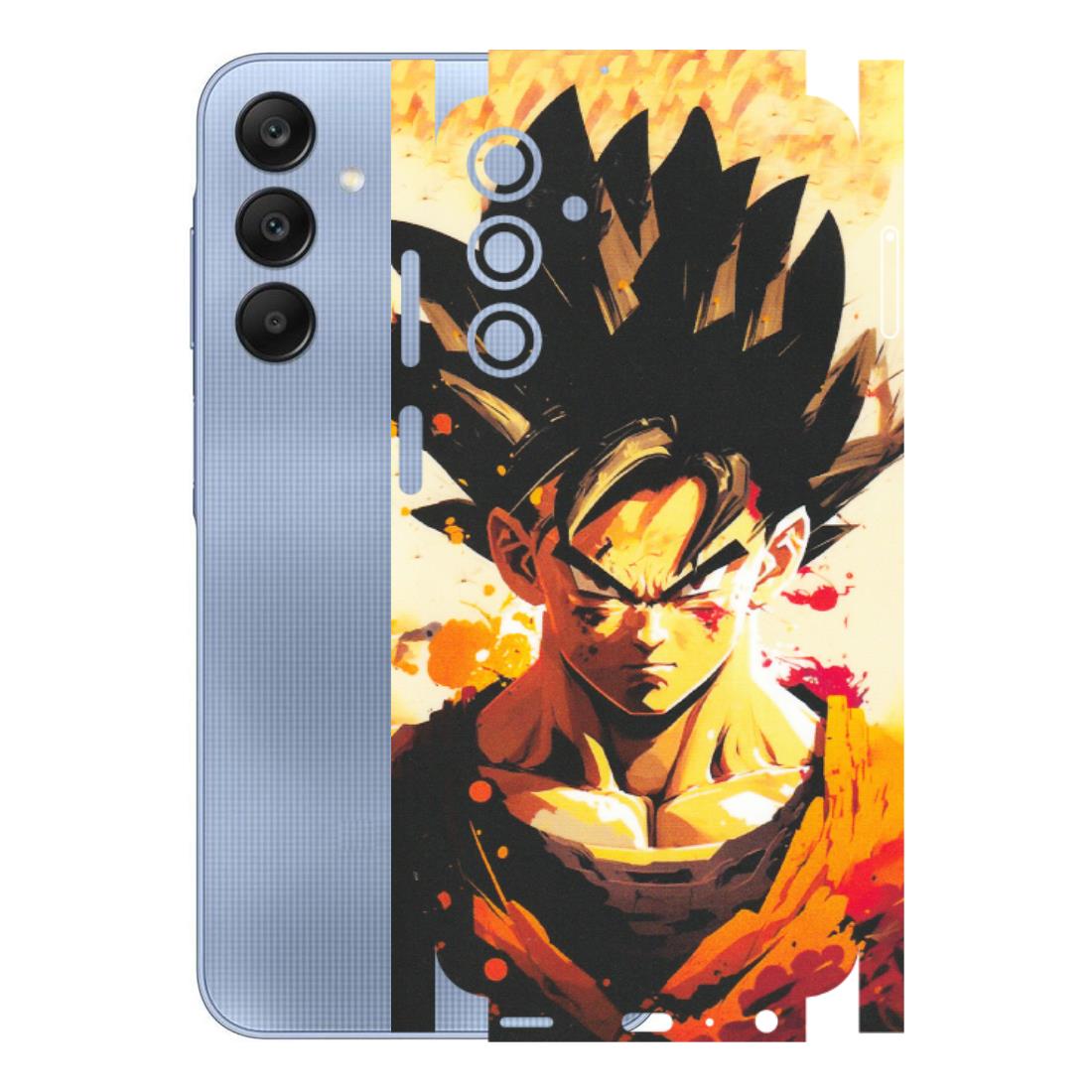 Samsung A/S Series Phone Skins (All Models) - Angry Goku - Matte Finish (M-12) Samsung Galaxy A25 (5G)