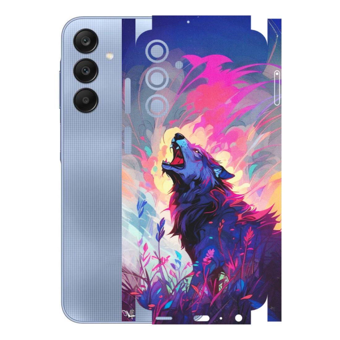 Samsung A/S Series Phone Skins (All Models) - New Wild Wolf Abstract - Matte Finish (M-125) Samsung Galaxy A25 (5G)