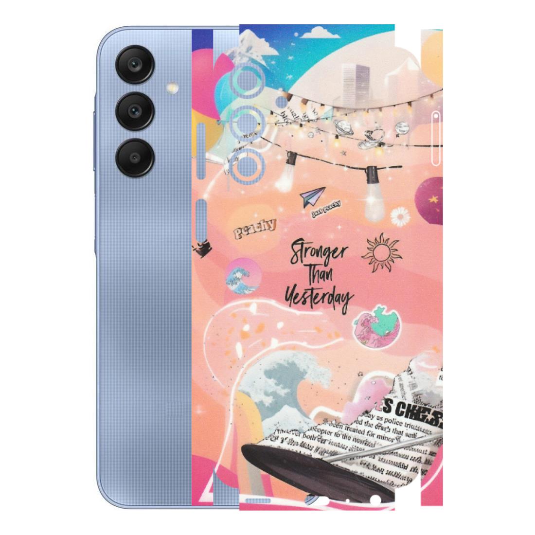 Samsung A/S Series Phone Skins (All Models) - Stronger Then Yesterday - Matte Finish (M-128) Samsung Galaxy A25 (5G)