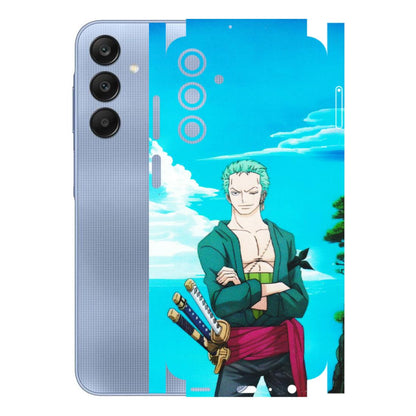 Samsung A/S Series Phone Skins (All Models) - Cool Swordman Zoro Anime - Matte Finish (M-143) Samsung Galaxy A25 (5G)