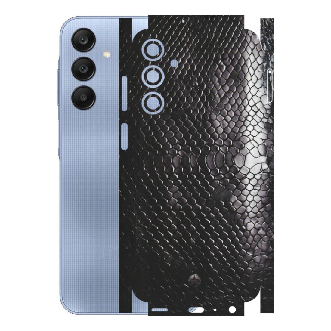 Samsung A/S Series Phone Skins (All Models) - Black Snack Leather - Matte Finish (M-147) Samsung Galaxy A25 (5G)