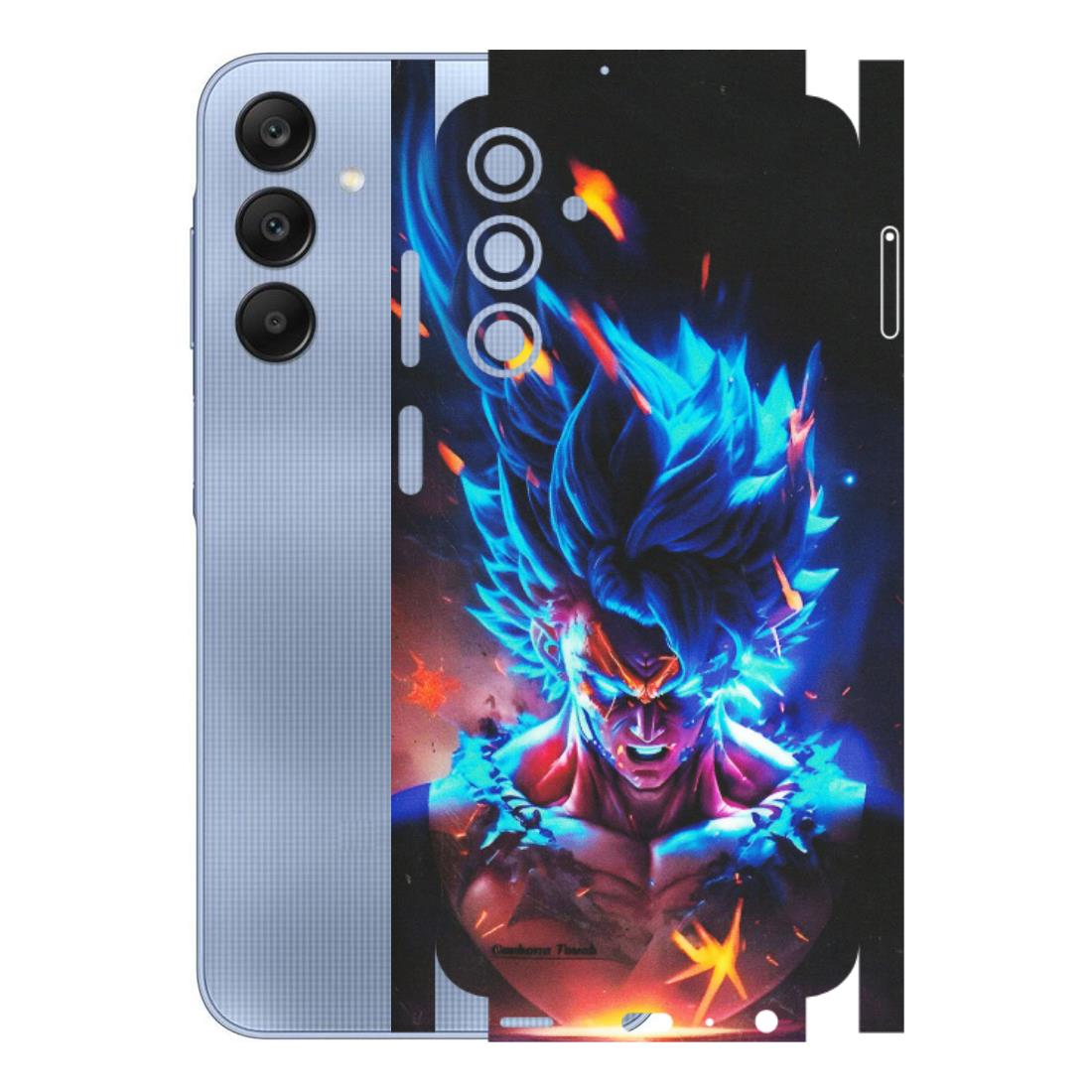 Samsung A/S Series Phone Skins (All Models) - Angry Goku Dragon Ball Anime - Matte Finish (M-150) Samsung Galaxy A25 (5G)