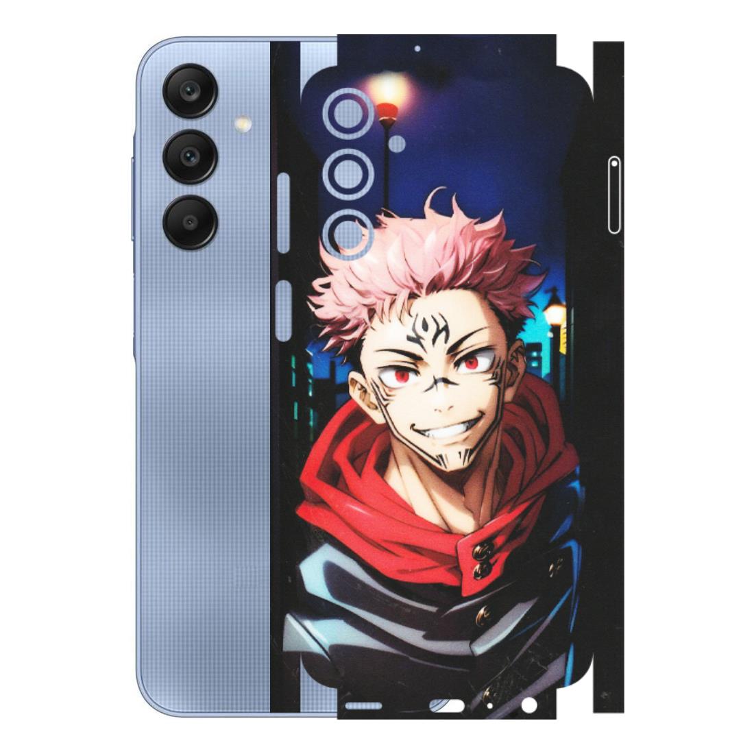 Samsung A/S Series Phone Skins (All Models) - Yuji Itadori Funny Face Anime - Matte Finish (M-152) Samsung Galaxy A25 (5G)